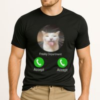 Freaky Department Funny Cat Meme Performance Shirt
