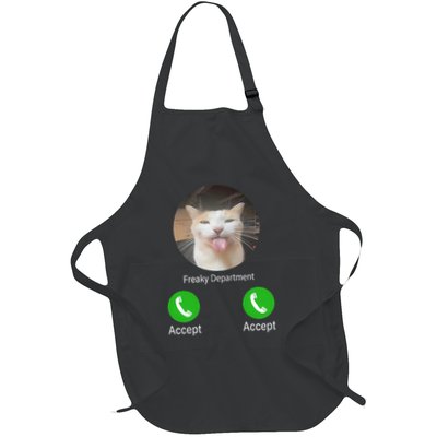 Freaky Department Funny Cat Meme Apron
