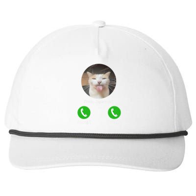 Freaky Department Funny Cat Meme Snapback Five-Panel Rope Hat