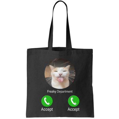 Freaky Department Funny Cat Meme Bag