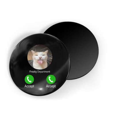 Freaky Department Funny Cat Meme Magnet