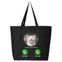 Freaky Department Funny Cat Meme 25L Jumbo Tote
