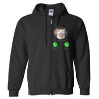 Freaky Department Funny Cat Meme Full Zip Hoodie