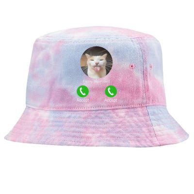 Freaky Department Funny Cat Meme Tie-Dyed Bucket Hat