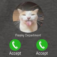 Freaky Department Funny Cat Meme Vector Backpack