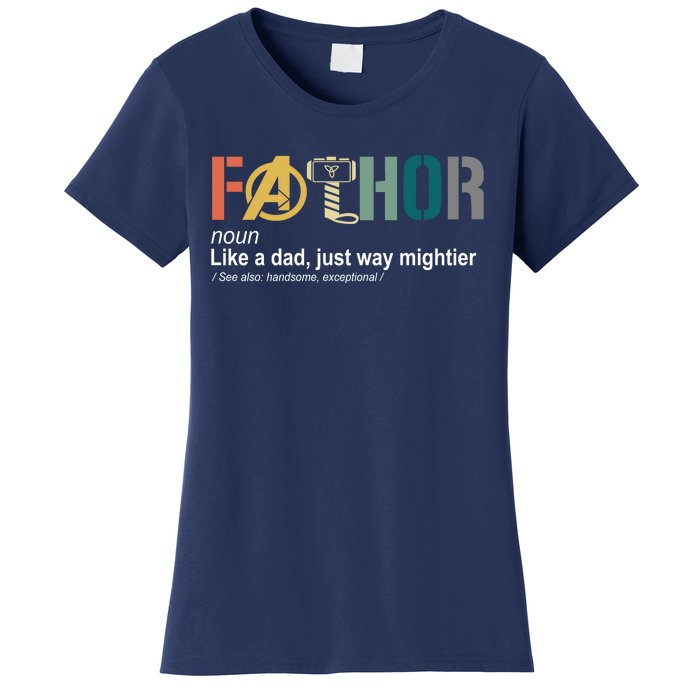 Fathor Definition Father's Day Gift Viking Hero Women's T-Shirt