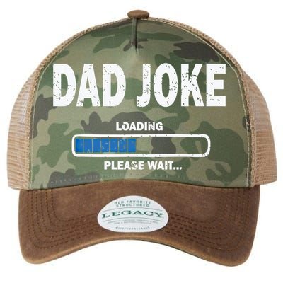 Fathers Day Funny Dad Joke Loading Gift Legacy Tie Dye Trucker Hat