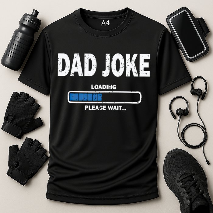 Fathers Day Funny Dad Joke Loading Gift Cooling Performance Crew T-Shirt