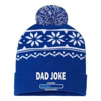 Fathers Day Funny Dad Joke Loading Gift USA-Made Snowflake Beanie