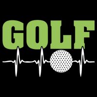 Father's Day Funny Heartbeat Golf Gift For Dad Impact Tech Backpack