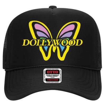 Funny Dollywood High Crown Mesh Back Trucker Hat