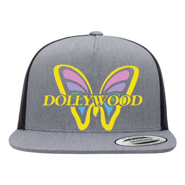 Funny Dollywood Flat Bill Trucker Hat