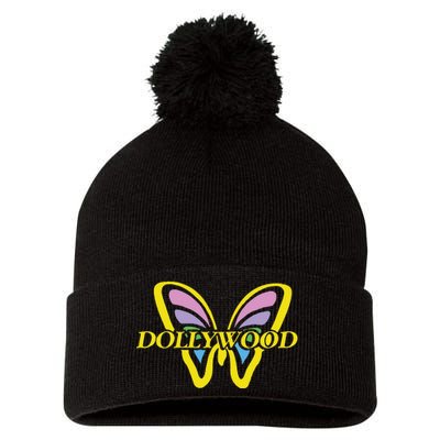 Funny Dollywood Pom Pom 12in Knit Beanie