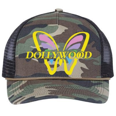 Funny Dollywood Retro Rope Trucker Hat Cap