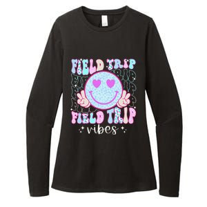 Field Day Field Trip Vibes Fun Day Groovy Teacher Student Womens CVC Long Sleeve Shirt