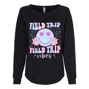 Field Day Field Trip Vibes Fun Day Groovy Teacher Student Womens California Wash Sweatshirt