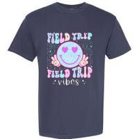 Field Day Field Trip Vibes Fun Day Groovy Teacher Student Garment-Dyed Heavyweight T-Shirt