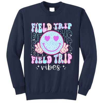 Field Day Field Trip Vibes Fun Day Groovy Teacher Student Sweatshirt