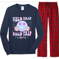 Field Day Field Trip Vibes Fun Day Groovy Teacher Student Long Sleeve Pajama Set