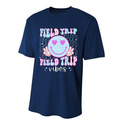 Field Day Field Trip Vibes Fun Day Groovy Teacher Student Performance Sprint T-Shirt