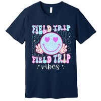 Field Day Field Trip Vibes Fun Day Groovy Teacher Student Premium T-Shirt