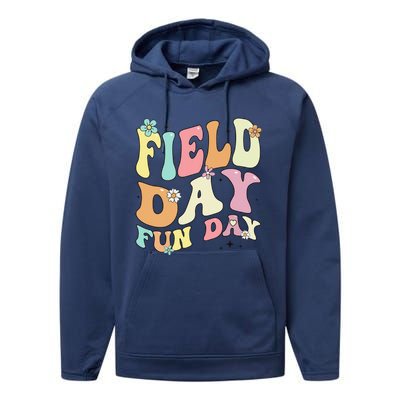 Field Day Fun Day 2024 Field Day For Teacher Performance Fleece Hoodie