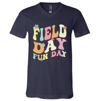 Field Day Fun Day 2024 Field Day For Teacher V-Neck T-Shirt