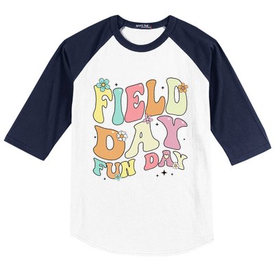 Field Day Fun Day 2024 Field Day For Teacher Baseball Sleeve Shirt