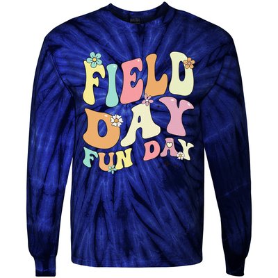 Field Day Fun Day 2024 Field Day For Teacher Tie-Dye Long Sleeve Shirt