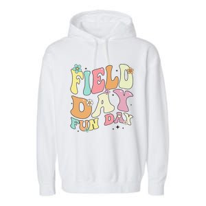 Field Day Fun Day 2024 Field Day For Teacher Garment-Dyed Fleece Hoodie