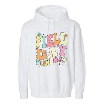 Field Day Fun Day 2024 Field Day For Teacher Garment-Dyed Fleece Hoodie