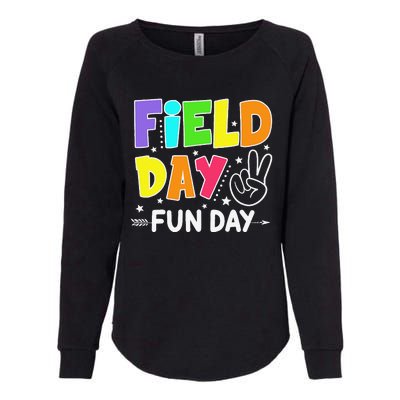 Field Day Fun Day Funny For Teacher Field Day 2024 Womens California Wash Sweatshirt