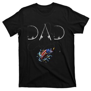 Fisherman Dad Fishing Enthusiast Fish Lover Daddy Father Gift For Dad T-Shirt