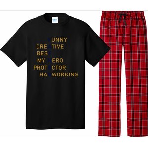 Father Day Funny T Design Pajama Set