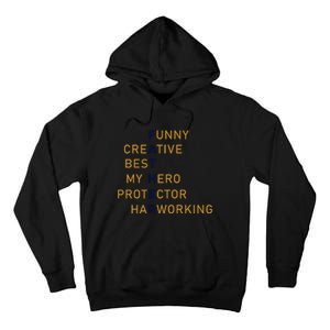 Father Day Funny T Design Tall Hoodie