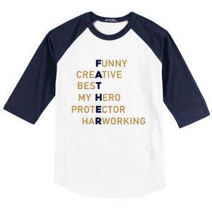 Father Day Funny T Design Baseball Sleeve Shirt