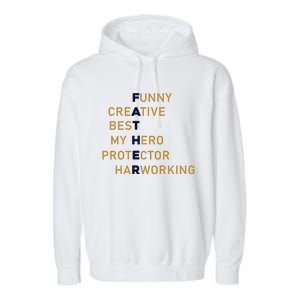 Father Day Funny T Design Garment-Dyed Fleece Hoodie