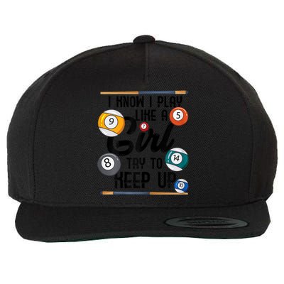 Father's Day Funny Artistic Billiards Gift For Dad Wool Snapback Cap