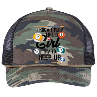 Father's Day Funny Artistic Billiards Gift For Dad Retro Rope Trucker Hat Cap