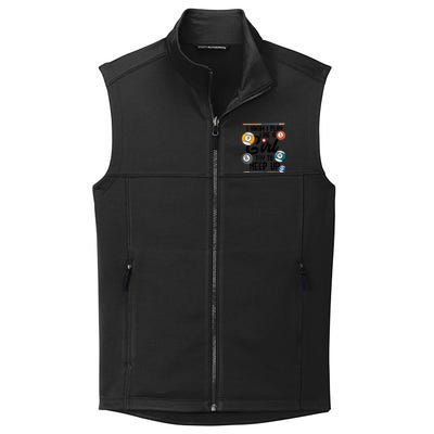 Father's Day Funny Artistic Billiards Gift For Dad Collective Smooth Fleece Vest