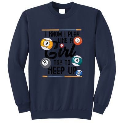 Father's Day Funny Artistic Billiards Gift For Dad Sweatshirt