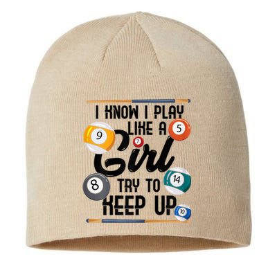 Father's Day Funny Artistic Billiards Gift For Dad Sustainable Beanie