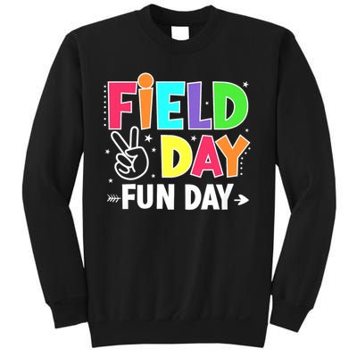 Field Day Fun Day Funny For Teacher Kids Field Day 2025 Sweatshirt