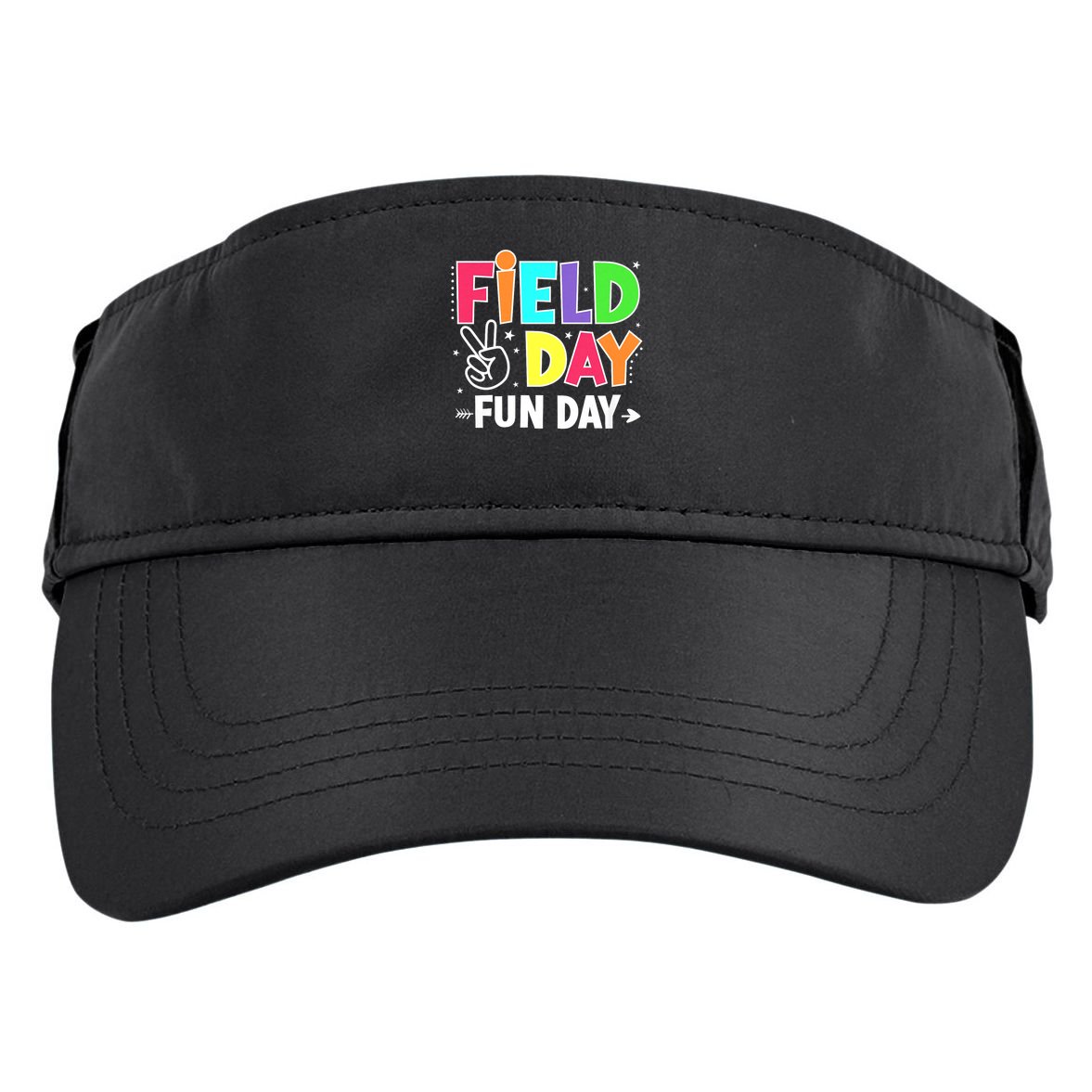 Field Day Fun Day Funny For Teacher Kids Field Day 2025 Adult Drive Performance Visor