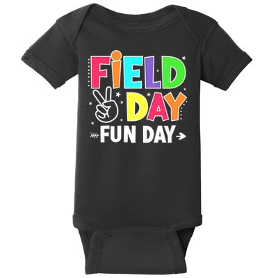 Field Day Fun Day Funny For Teacher Kids Field Day 2025 Baby Bodysuit