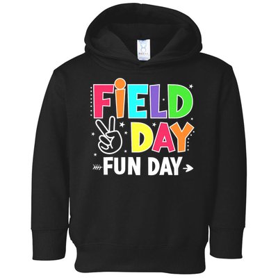 Field Day Fun Day Funny For Teacher Kids Field Day 2025 Toddler Hoodie