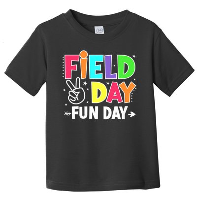 Field Day Fun Day Funny For Teacher Kids Field Day 2025 Toddler T-Shirt
