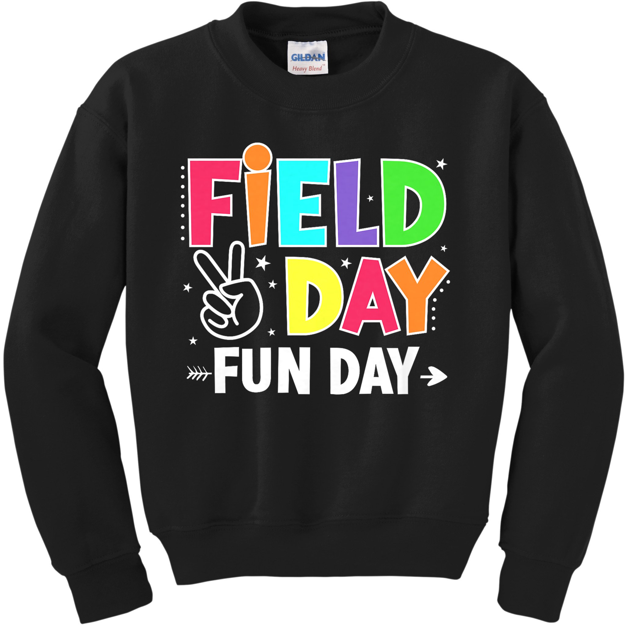 Field Day Fun Day Funny For Teacher Kids Field Day 2025 Kids Sweatshirt