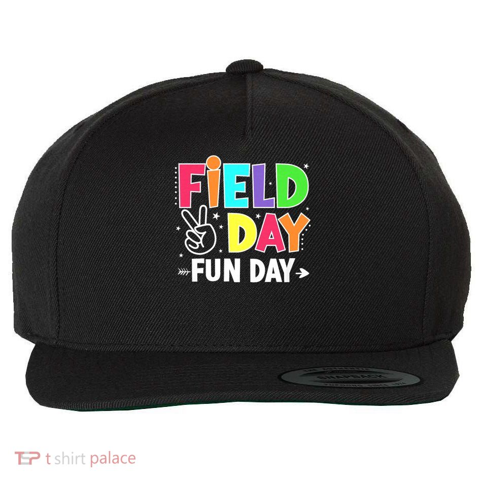 Field Day Fun Day Funny For Teacher Kids Field Day 2025 Wool Snapback Cap