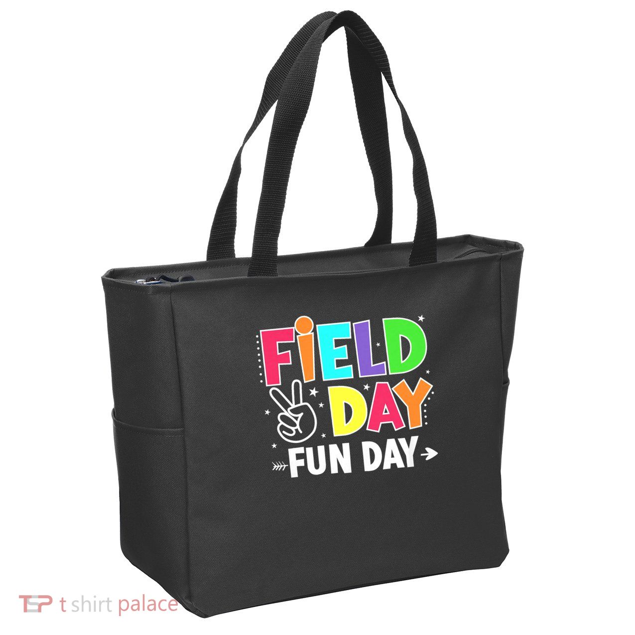 Field Day Fun Day Funny For Teacher Kids Field Day 2025 Zip Tote Bag